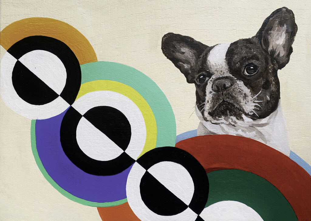 bouledogue 1024x729 - Adn-chien-peinture -